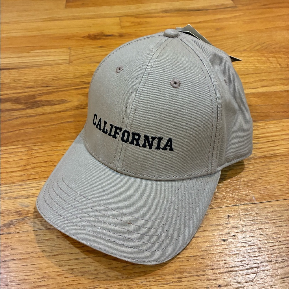 NWT Adjustable California Baseball Cap 100% cotton